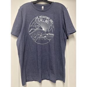 Bella-canvas Men's Blue T-shirt XL